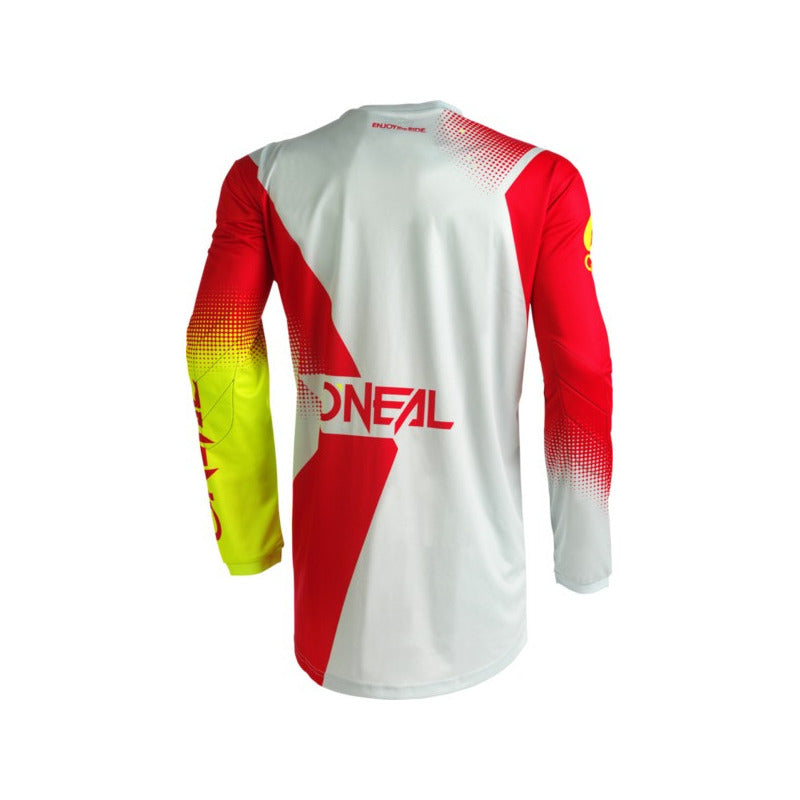 Polera Oneal Element Racewear Rojo/gris