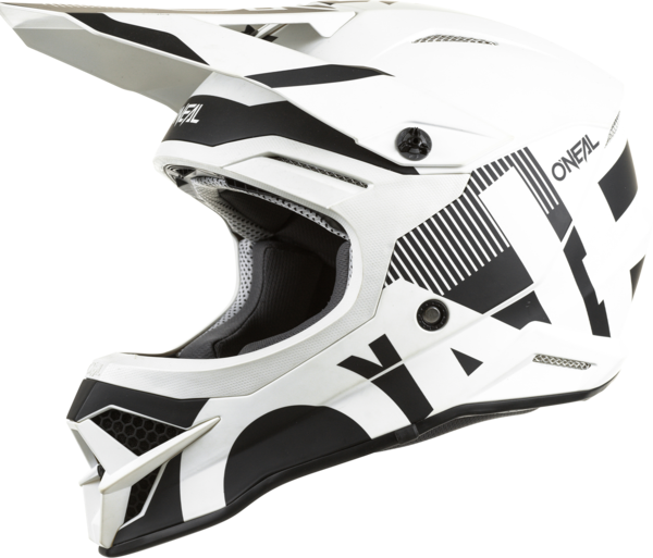 Casco Oneal Vertical Moto Motocross Enduro Negro blanco Motorace