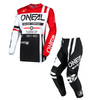 Traje Niño Oneal Element Warhawk Motocross Enduro Negro/Rojo