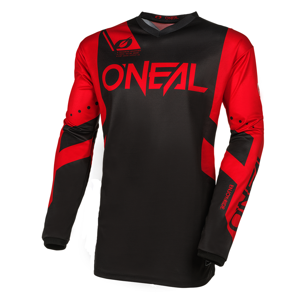 Traje Oneal Element Racewear Motocross Enduro Negro/Rojo