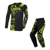 Traje Oneal Element Attack Motocross Enduro Negro/amarillo