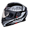 Casco Smk Twister Logo Ma261 Integral Certificado Moto