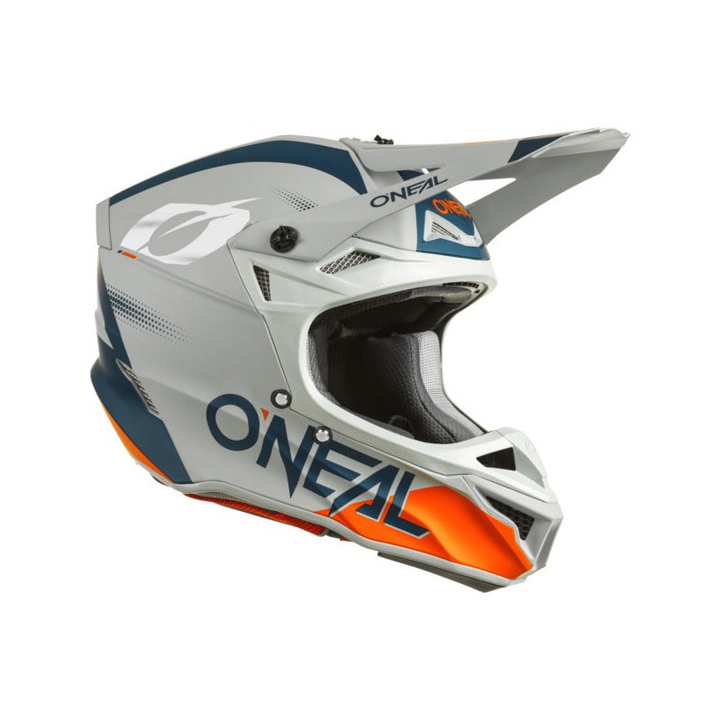 Casco Oneal Haze Serie 5 Moto Motocross Enduro Azul/naranjo