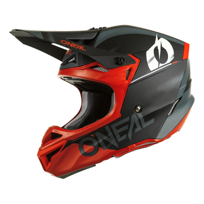 Casco Oneal Haze Serie 5 Moto Motocross Enduro Negro/rojo