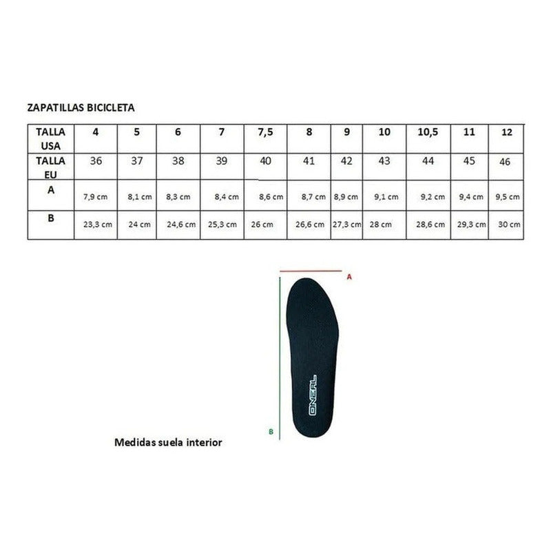 Tenis Oneal Pinned Flat Pedal V.22 Negro Para Ciclismo | Meses sin interés